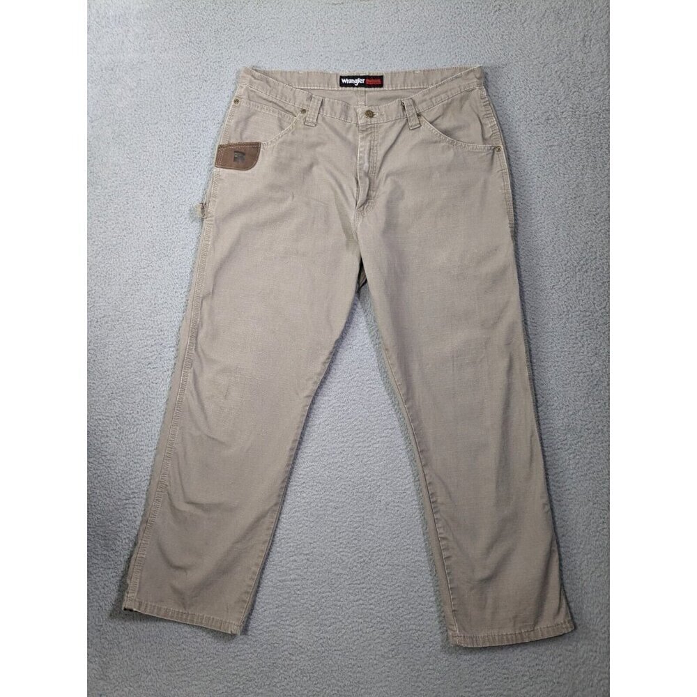 Wrangler Riggs Workwear Pants 38x30 (Meas 36.5x28.5) Ripstop Carpenter Utility